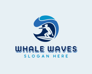 Ocean Surfing Sea logo design