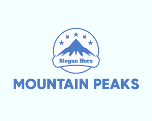 Mountain Peak Alps logo design