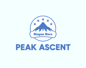 Climb - Mountain Peak Alps logo design