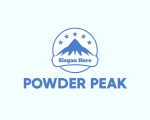 Mountain Peak Alps logo design