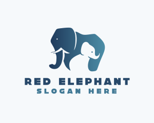 Elephant Wildlife Animal logo design