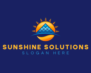 Sunlight - Solar Power Sunlight logo design