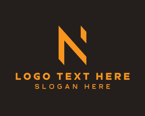 Online - Tech Network Letter N logo design