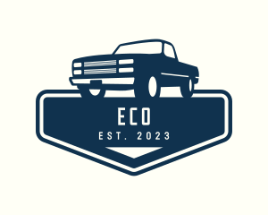 Pickup Car Mechanic Logo