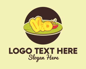 Lunch - Buffet Food Platter logo design