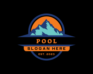 Outdoor Mountain Peak  Logo