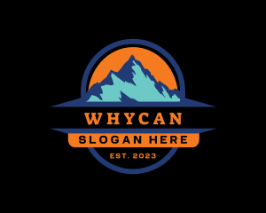 Outdoor Mountain Peak  Logo