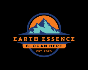 Geology - Outdoor Mountain Peak logo design