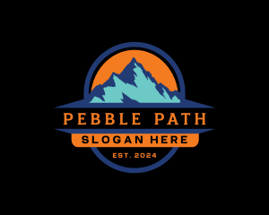 Outdoor Mountain Peak  logo design