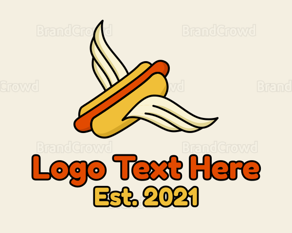 Hot Dog Sandwich Wings Logo