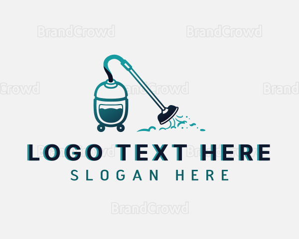 Vacuum Cleaning Housekeeping Logo