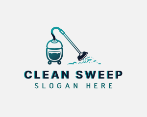 Vacuum - Vacuum Cleaning Housekeeping logo design