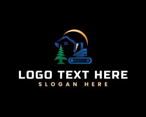 Industrial - Home Excavation Construction logo design