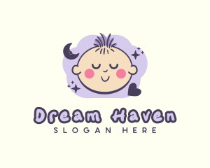 Sleep - Nursery Sleep Child logo design