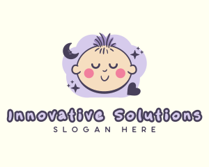 Baby Sitter - Nursery Sleep Child logo design