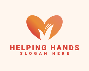 Fundraiser - Heart Hand Foundation logo design