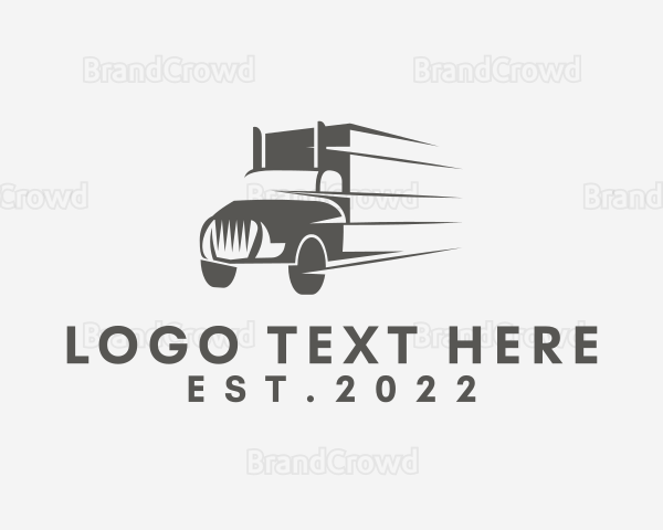 Fast Trailer Truck Logo