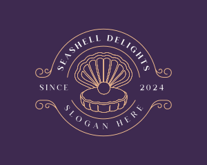 Pearl Clam Shell logo design