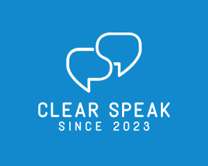 Speak - Messaging App Letter S logo design