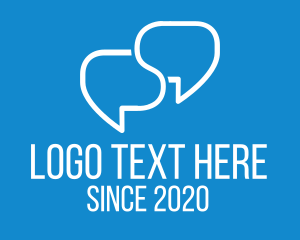 Chatbot - Messaging App Letter S logo design