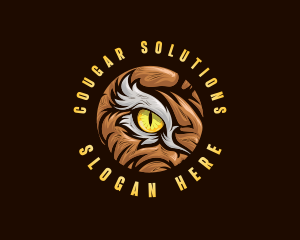 Cougar - Wild Tiger Eye logo design