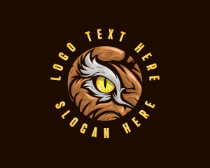 Feral - Wild Tiger Eye logo design