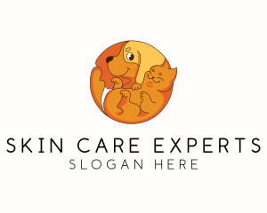 Dog Cat Veterinary Care logo design