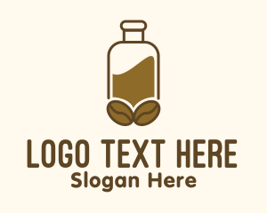 Coffee Bean - Bottled Coffee Drink logo design