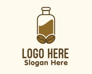 Latte - Bottled Coffee Drink logo design