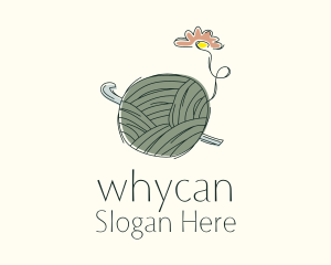 Flower Crochet Yarn Logo