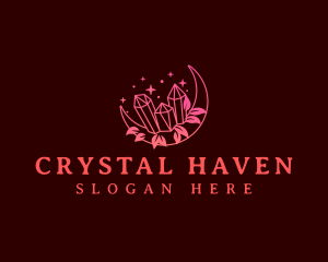 Crystal Moon Jewelry logo design