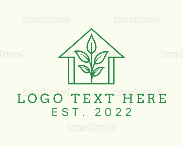 Natural House Plant Logo