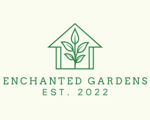 Natural House Plant logo design