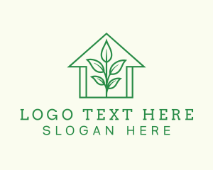 Natural House Plant Logo