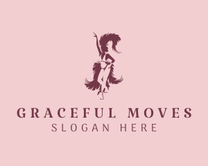 Festive Lady Dancer  logo design