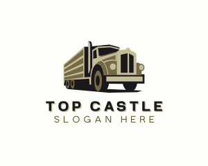 Logistics Trucking Vehicle Logo