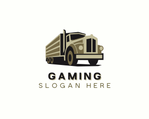 Logistics Trucking Vehicle Logo