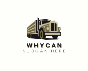 Logistics Trucking Vehicle Logo