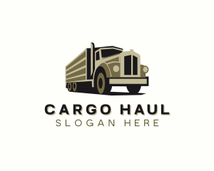 Logistics Trucking Vehicle logo design