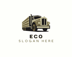 Haulage - Logistics Trucking Vehicle logo design
