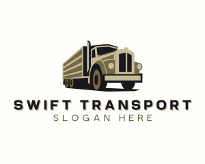 Logistics Trucking Vehicle logo design