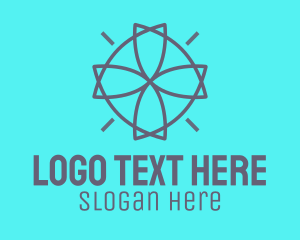 Minimal - Celtic Cross Irish logo design