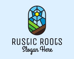 Rural - Rural Valley Landscape logo design