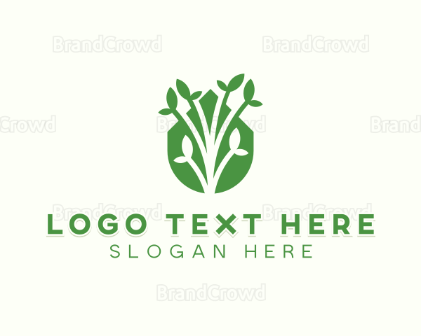 Sustainable Garden Planting Logo