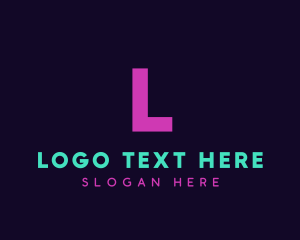 Text - Generic Neon Tech logo design