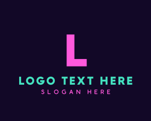 Letter Hd - Generic Neon Tech logo design