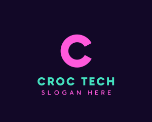 Generic Neon Tech logo design