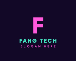 Generic Neon Tech logo design