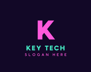 Generic Neon Tech logo design