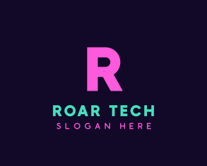 Generic Neon Tech logo design